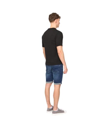 Mens Mataso Knitted T-shirt Black Duck And Cover