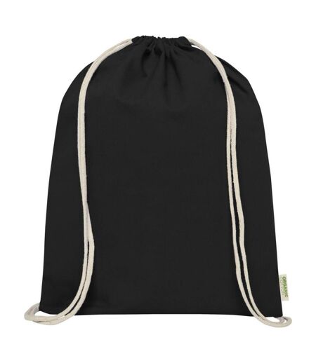 Organic 5l Drawstring Bag One Size Black Floso