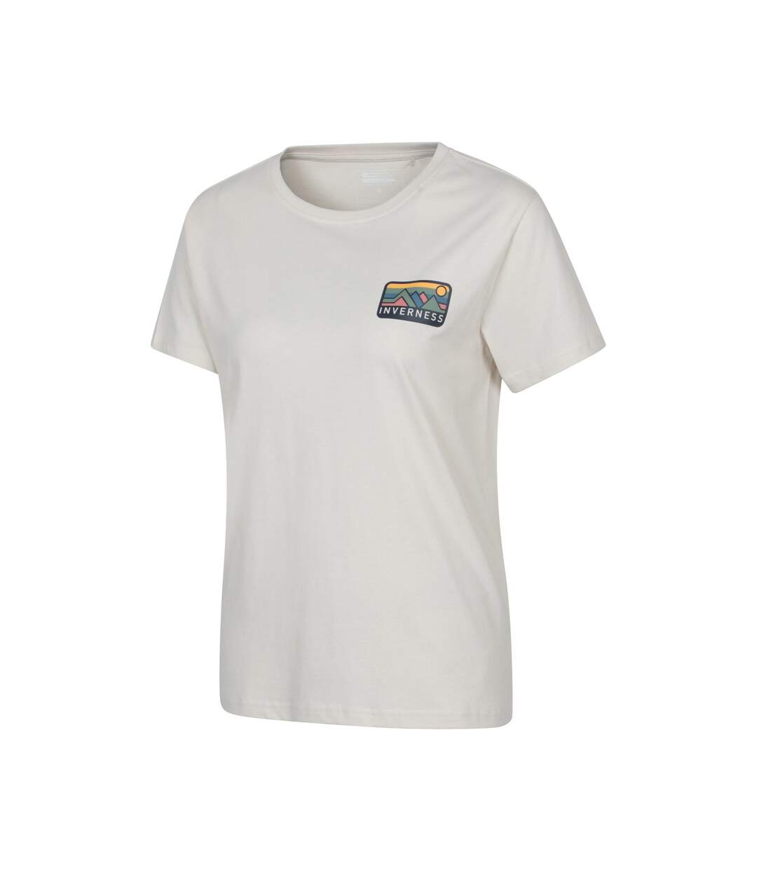 Womens/ladies Inverness Relaxed Fit Short-sleeved T-shirt Beige Mountain Warehouse-3