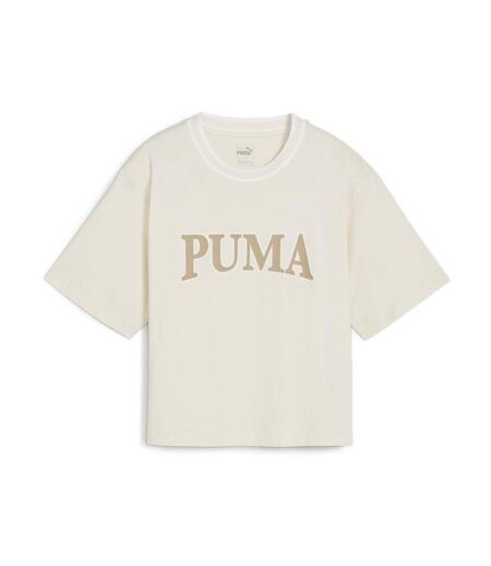 T-shirt beige femme puma squad