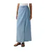 Womens/ladies Column Denim Wrap Skirt Blue Levis-4