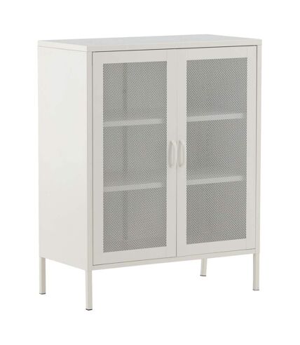 Buffet 2 portes grillagées en acier Misha Gris