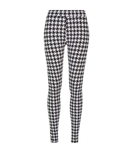 Legging Motif/style Pied-de-poule Femme Noir Urban Classics