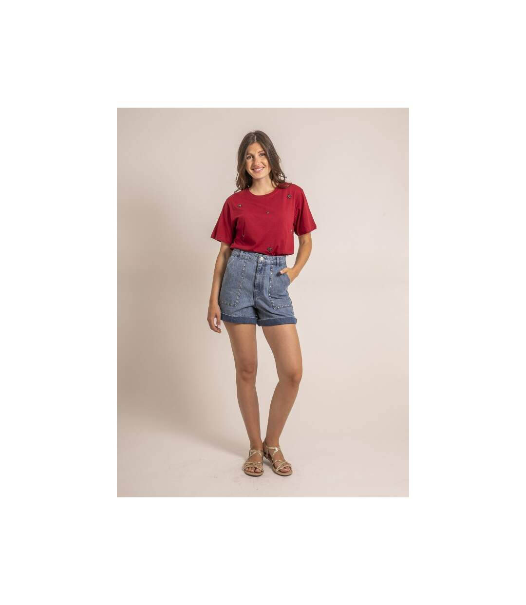 T shirt strass FERDI - Dona X Lisa-4