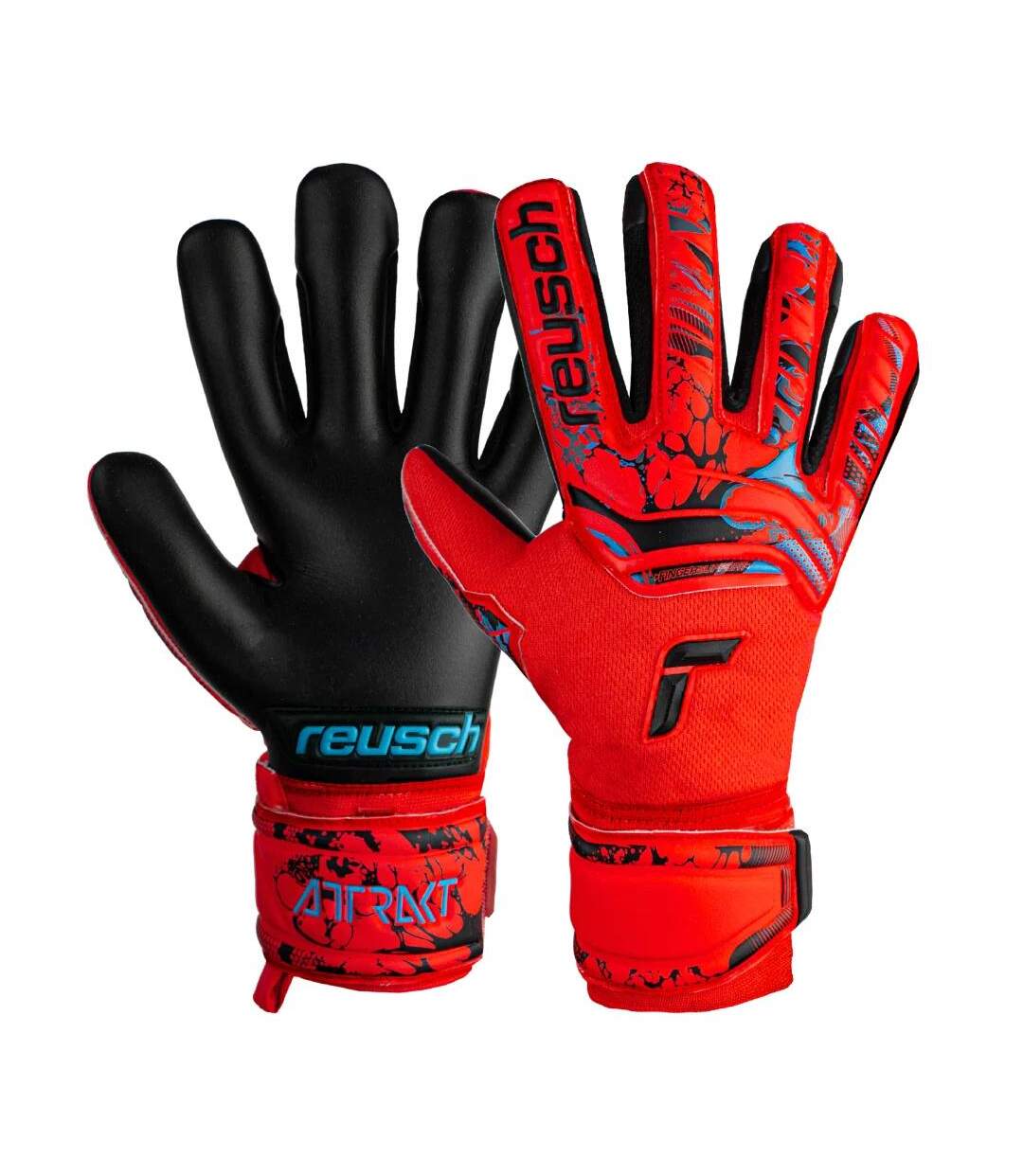 Gants de gardien rouge reusch attrakt-1