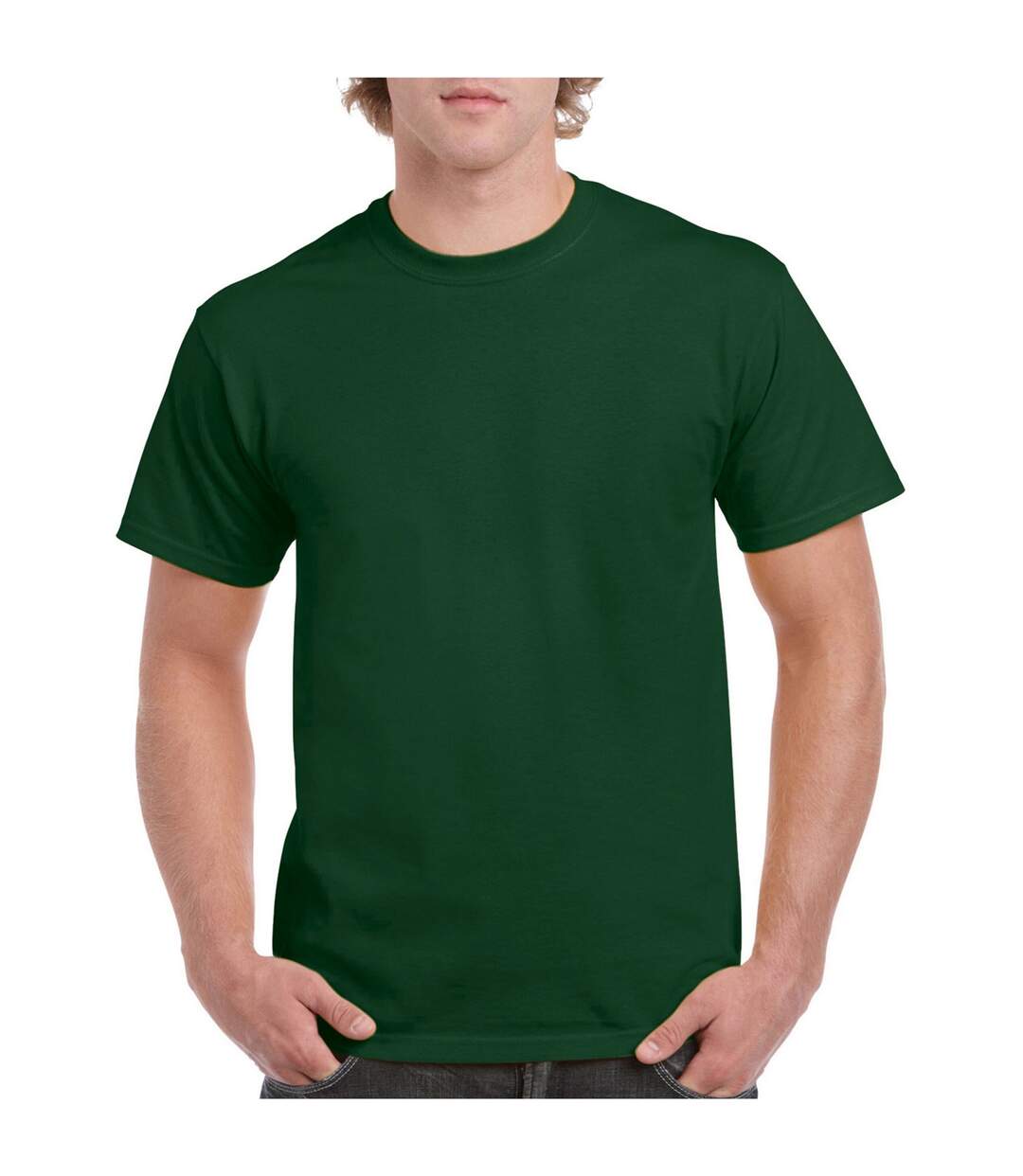 T-shirt adulte vert foncé Gildan Hammer