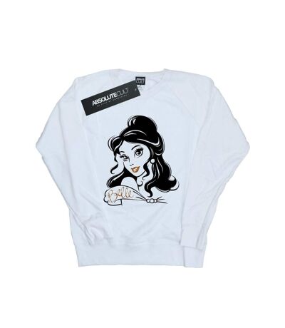 Disney Princess - Sweat BELLE SPARKLE - Femme (Blanc) - UTBI10133