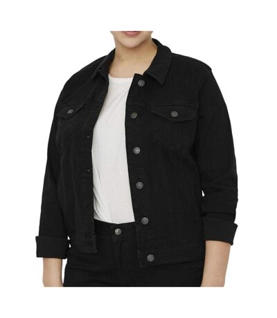 Veste en jean noir femme vero moda runa - 42