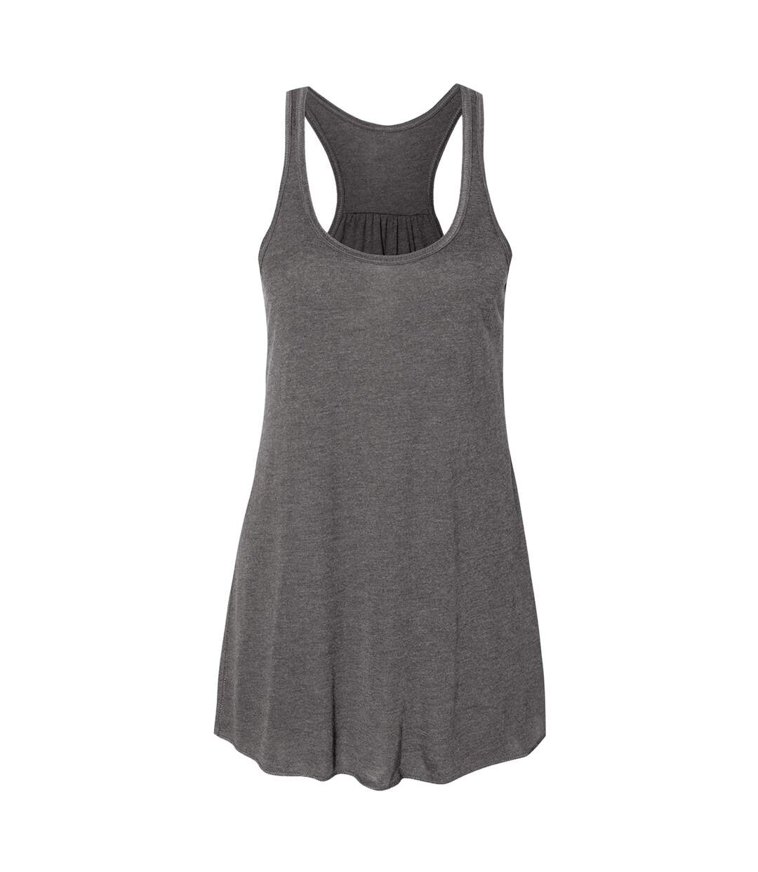 Bella Flowy Débardeur Dos Nageur Femme Gris Foncé Bella + Canvas-1