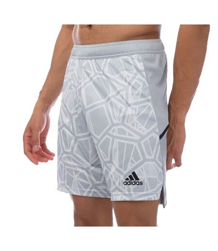 Mens Condivo 22 Goalkeeper Shorts Light Grey Adidas
