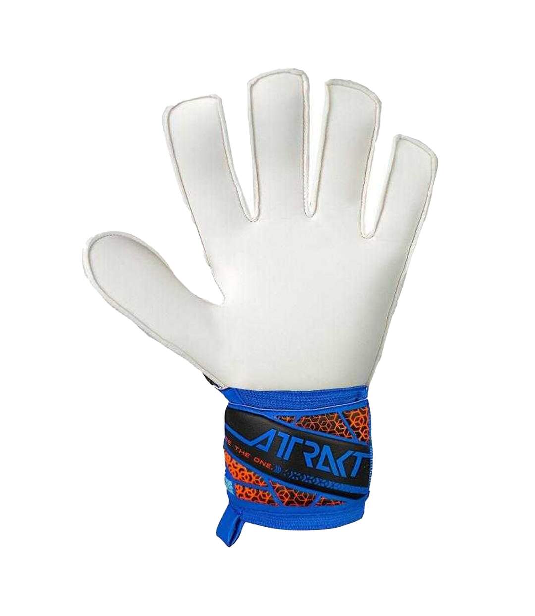 Gants De Gardien De But Attrakt Solid Adulte Noir Bleu Reusch-2