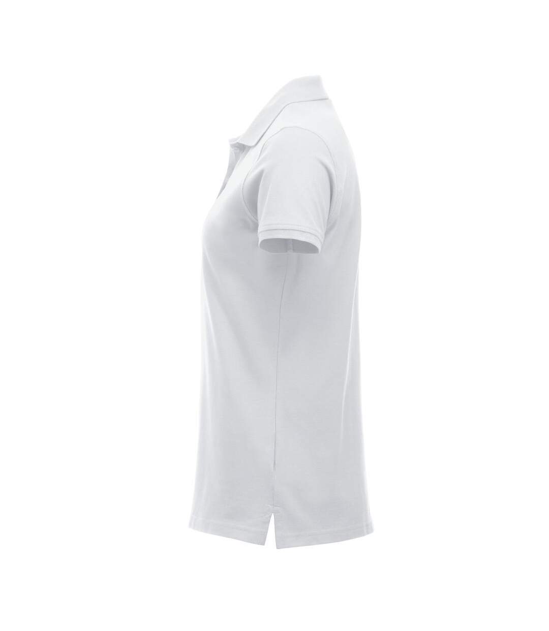 Polo marion femme blanc Clique-2