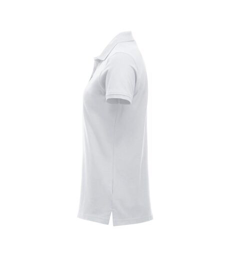 Polo marion femme blanc Clique