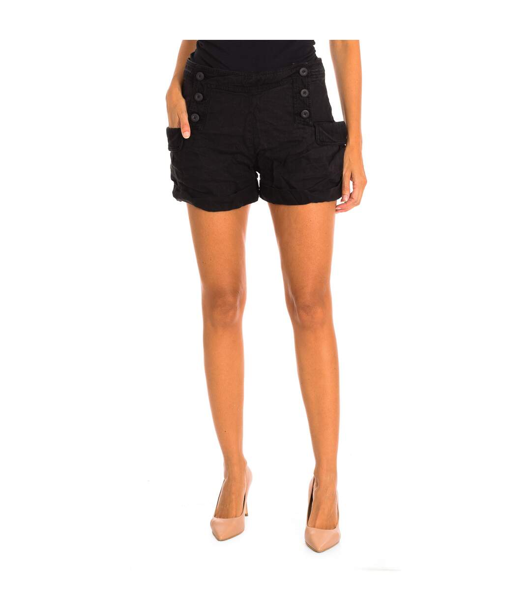 PFATTILA Women's Linen Shorts-1