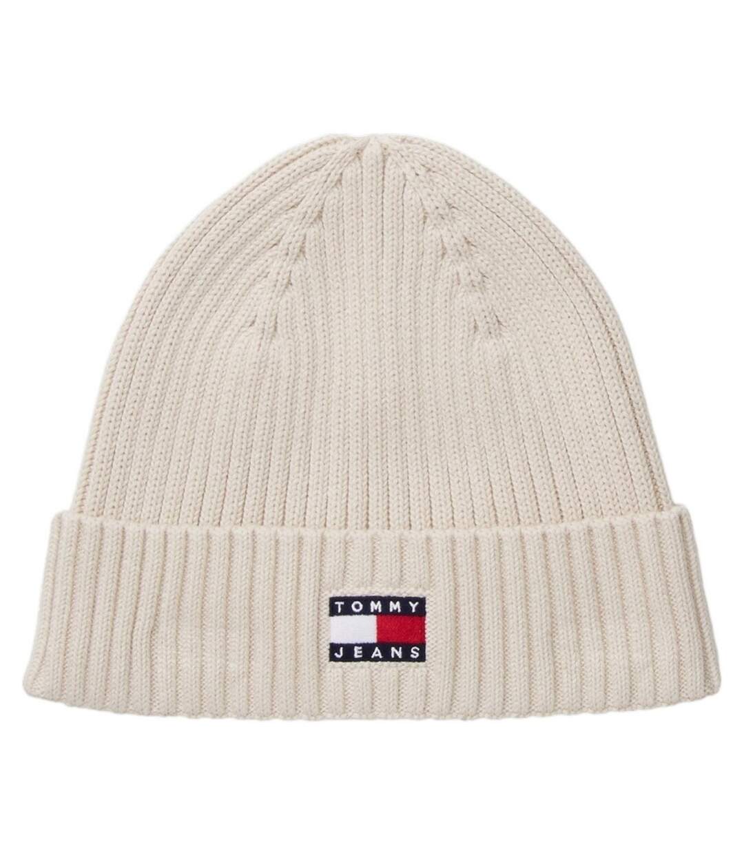 Bonnet Motif/style Logo Et Drapeau Beige Tommy Jeans-2