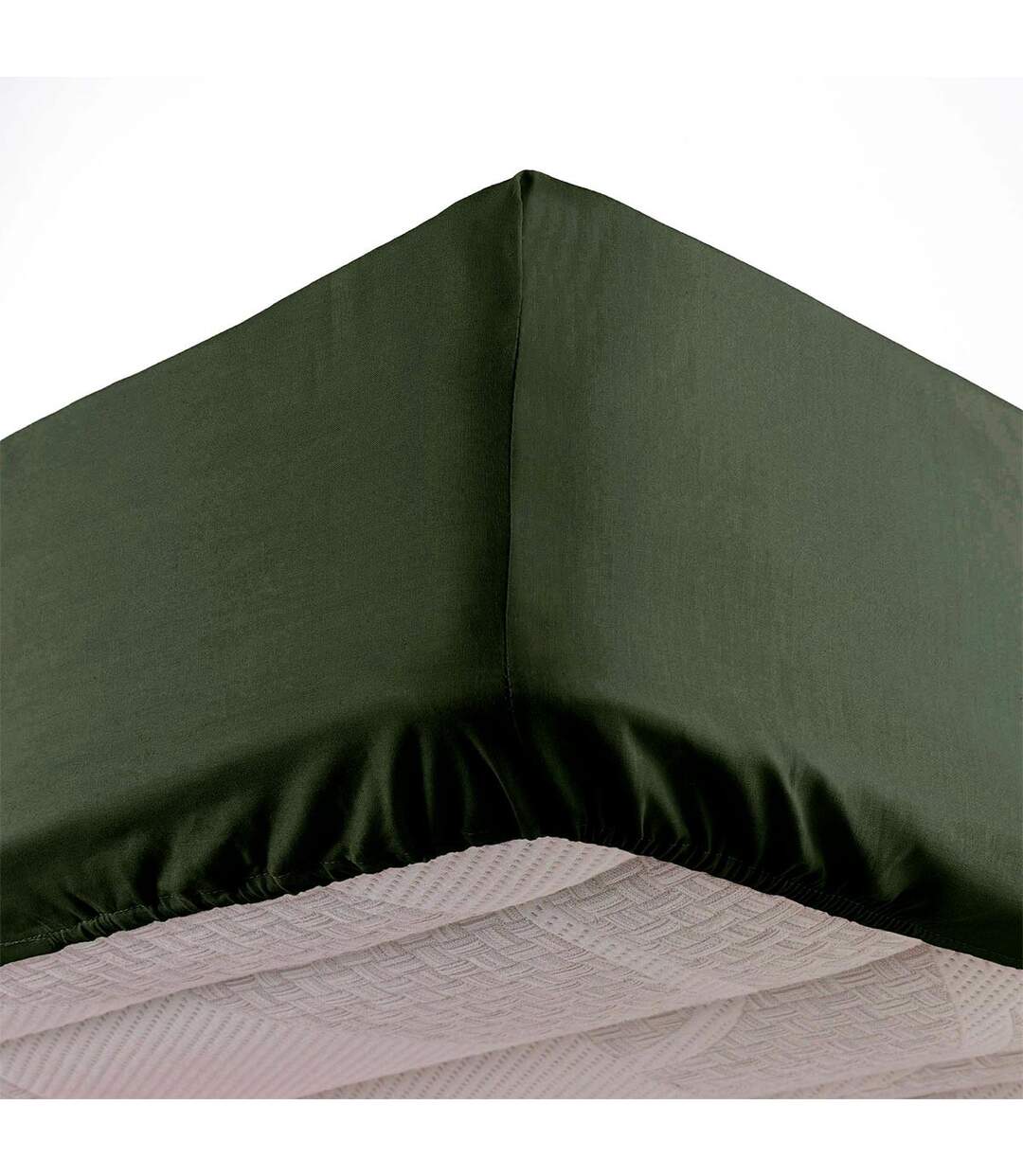 Drap Housse Microfibre Oscar 90x190cm Kaki-1