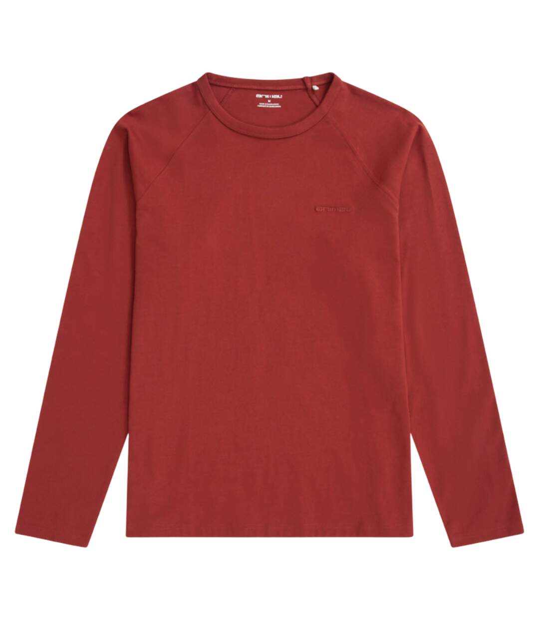 Mens otis long-sleeved t-shirt rust Animal-1