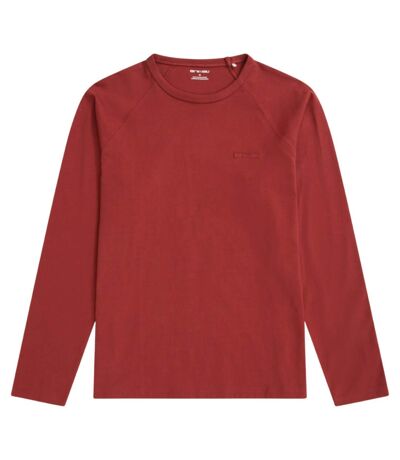 Mens otis long-sleeved t-shirt rust Animal