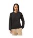 Womens/ladies Embroidered Logo Relaxed Fit Sweatshirt Black Lacoste-4
