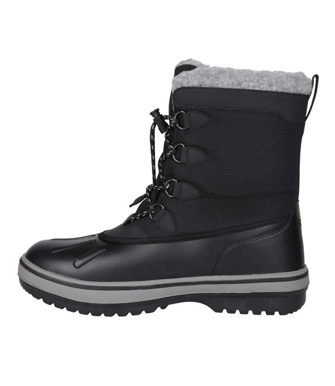 Mens Thermal Waterproof Snow Boots Black Mountain Warehouse-3