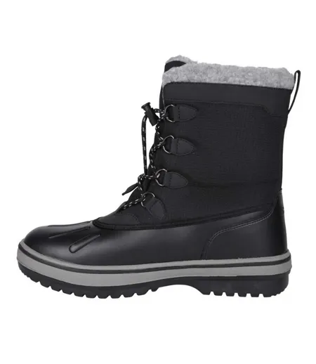 Mens Thermal Waterproof Snow Boots Black Mountain Warehouse