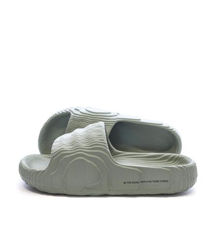 Claquettes verte femme adidas adilette 22 w