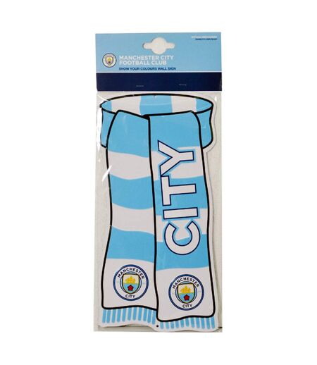 Manchester City FC - Panneau officiel (Bleu ciel / blanc) (One Size) - UTSG15736