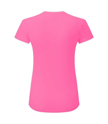 T-shirt sport femme rose vif Tri Dri