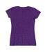 T-shirt Motif/style Rétro Space Scene Femme Violet Chiné Star Wars-2