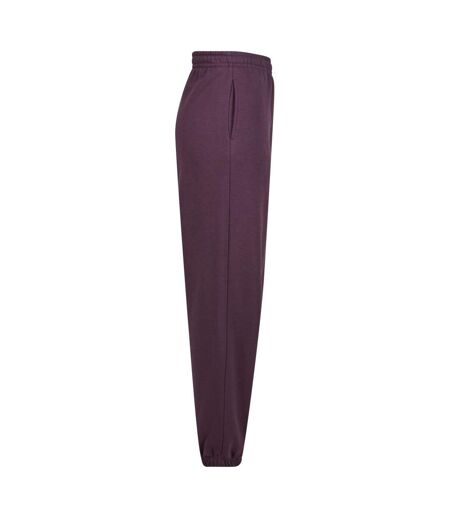 Bas De Jogging Duveteux Pour Femmes/femmes Prune Pourpre Build Your Brand