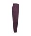 Bas De Jogging Duveteux Pour Femmes/femmes Prune Pourpre Build Your Brand-3