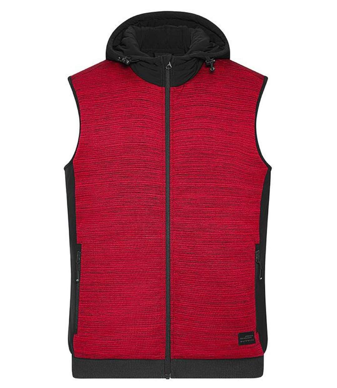 Bodywarmer gilet polaire workwear - Homme - JN1848 - rouge mélange-1