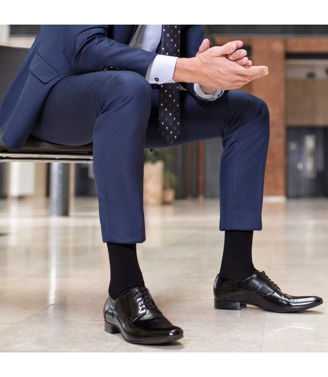 Steven - 3 Paires Homme Chaussettes Merinos Laine Chaudes Randonnée-5