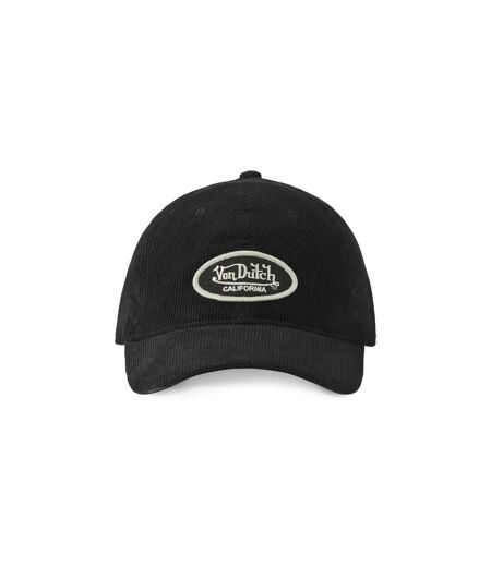 Casquette dad cap adulte en velours avec patch Log Vondutch