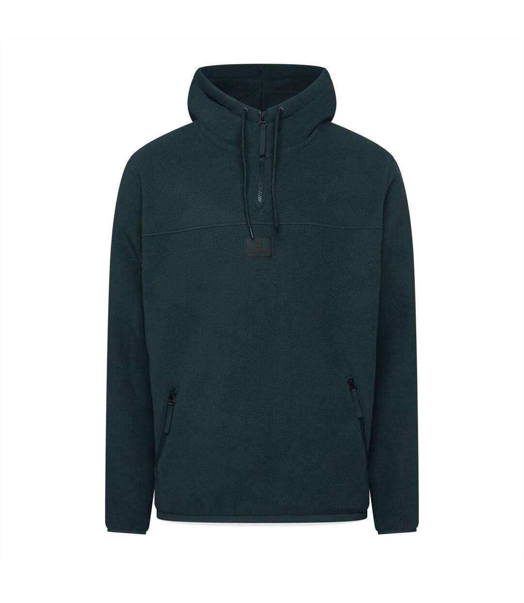 Mens Polar Fleece Kangaroo Pocket Hoodie Green Timberland-2