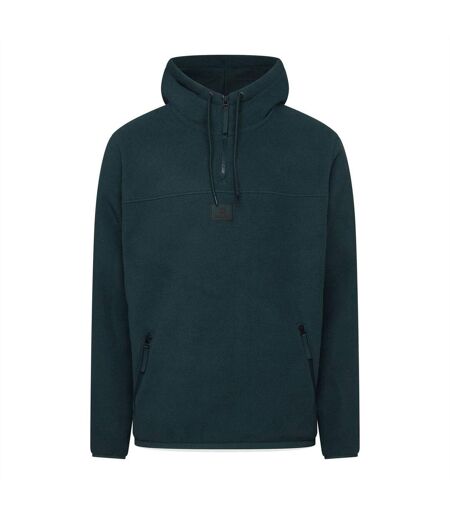 Mens Polar Fleece Kangaroo Pocket Hoodie Green Timberland