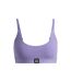 Womens/ladies Logo Modal Stretch Bralette Purple Hugo-2