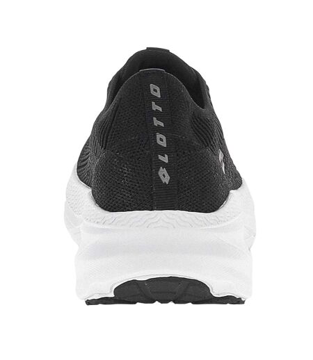 Baskets Run Femme Tout Noir Lotto