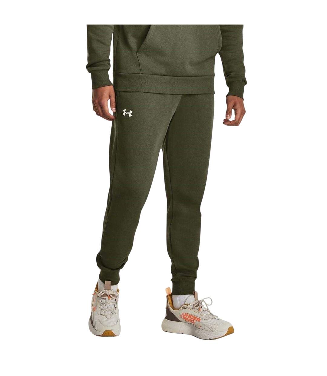 Pantalon De Jogging Rival Homme Vert Olive Under Armour-3