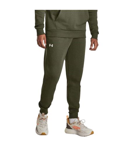 Pantalon De Jogging Rival Homme Vert Olive Under Armour