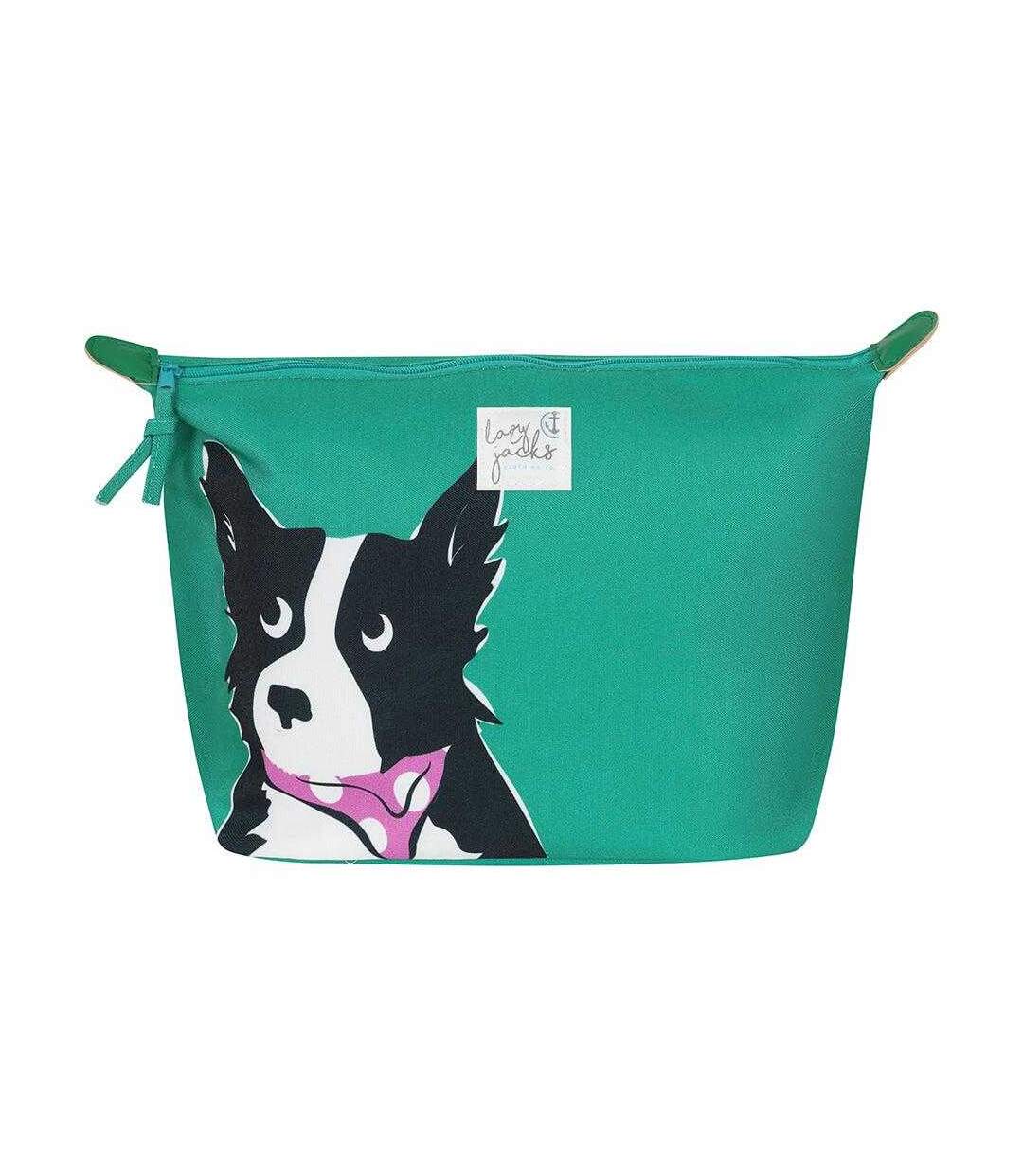 Sac À Cosmétique Motif/style Chien Taille Unique Vert Clair Lazy Jacks-1