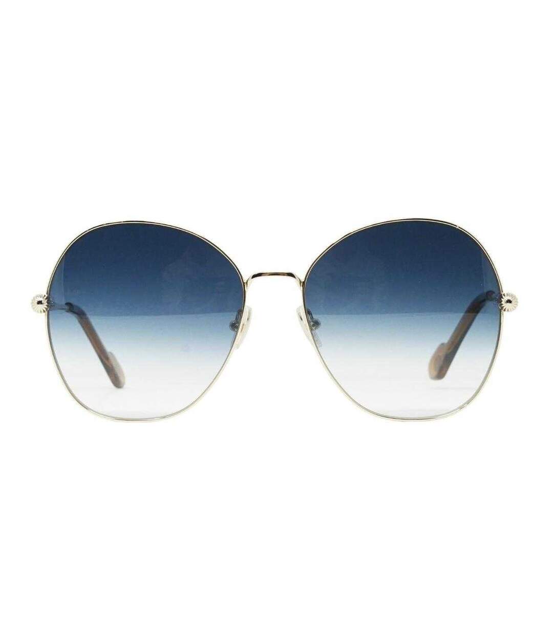 Lunettes De Soleil Motif/style Dégradé Homme Taille Unique Bleu Jaune Or Lanvin-3