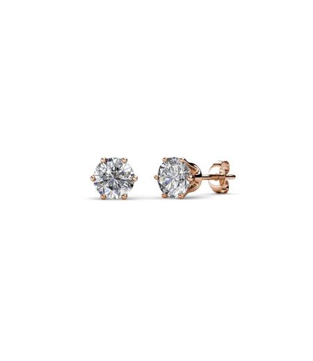 Boucles d'oreilles Solitaire S, Cristal d'Autriche