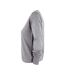 James Harvest Womens/Ladies Westmore V Neck Sweatshirt (Grey Melange)