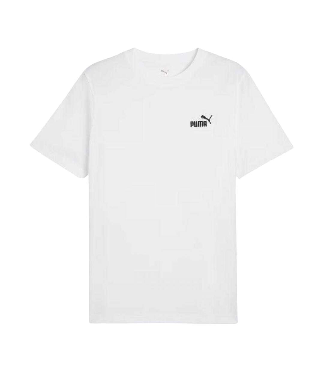 T-shirt Style Petit Logo Essentials No Homme Blanc Puma-2