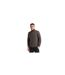 Haut De Sport Extensible À Col Montant Zippé Motif/style Panneau Contrasté Lawrie Homme Anthracite Chiné Trespass-1