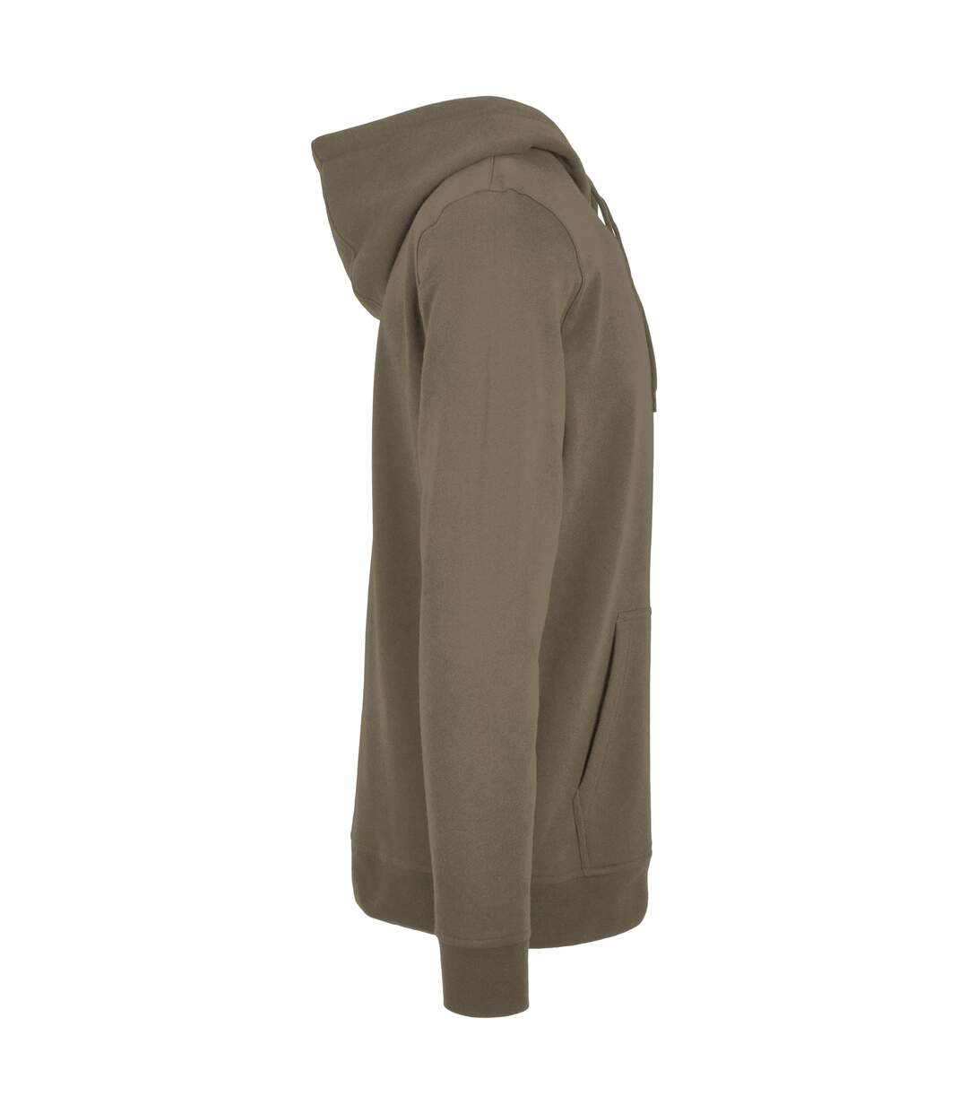 Mens Basic Hoodie Olive Build Your Brand-4