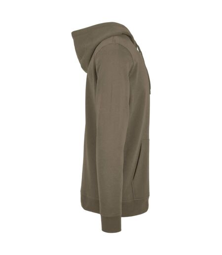 Mens Basic Hoodie Olive Build Your Brand