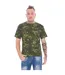T-shirts Motif/style Camouflage Homme Bleu Vert Rouge Keanu-4