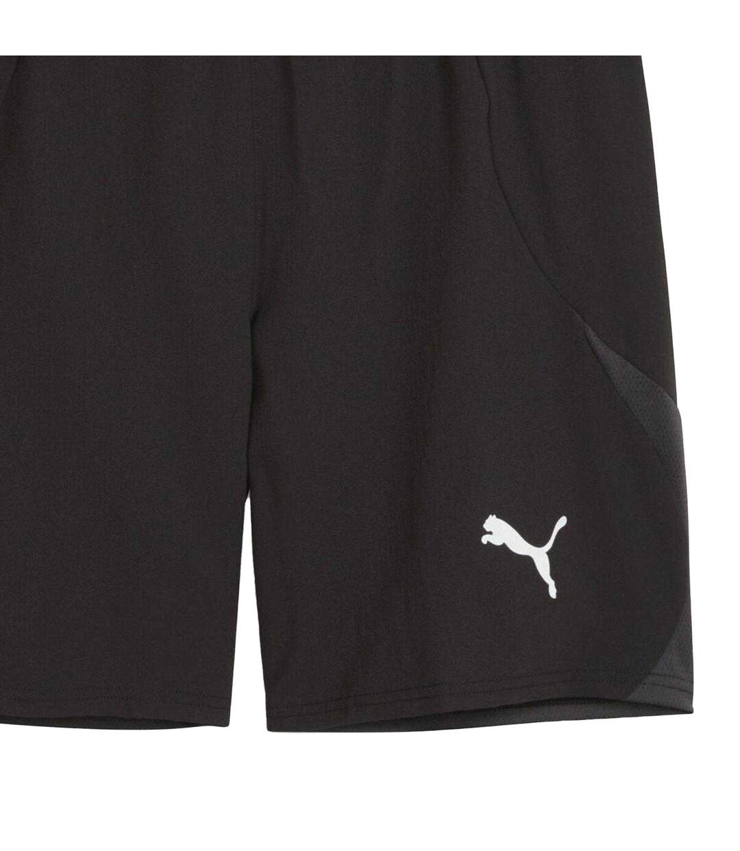 Mens Teamfinal Football Shorts Black White Puma-3
